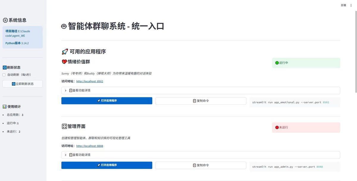 Agent_WE 主界面